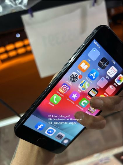 IPhone7 128GB TH เบต้าแบต100 รีเซ็ตได้ ใช้งานปกติ รูปที่ 4