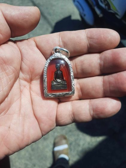 รูปหล่อกรอบเงินแท้