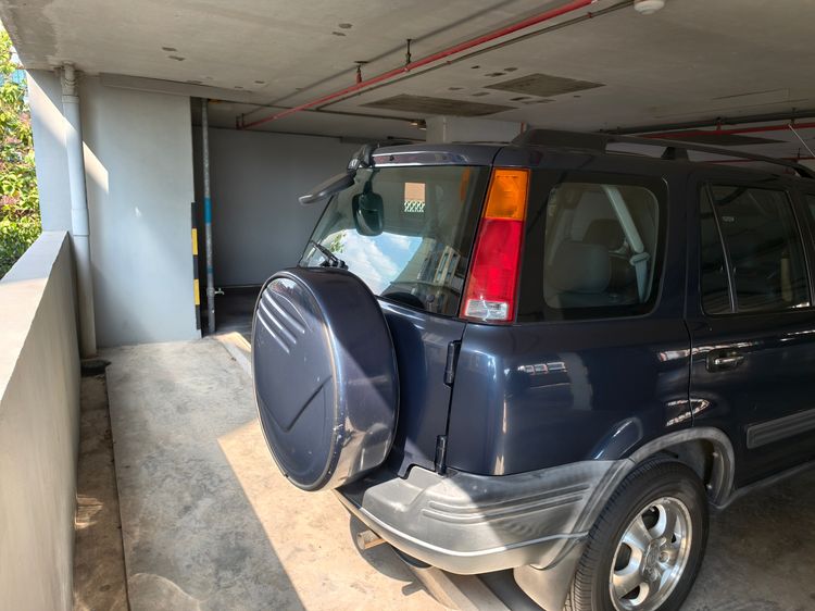 Honda CR-V 2001 2.0 E 4WD Utility-car เบนซิน ไม่ติดแก๊ส เกียร์อัตโนมัติ น้ำเงิน รูปที่ 4