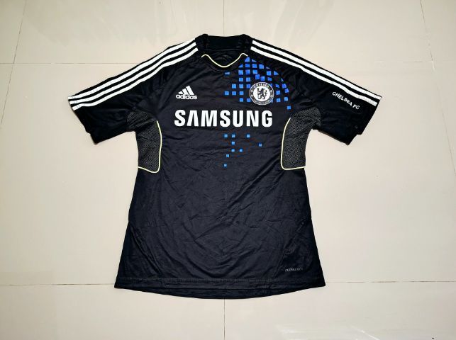 ไม่ระบุ ดำ ชุดฟุตบอล Adidas เสื้อ Chelsea training 2011 แท้มือสอง