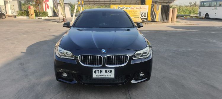 BMW Series 5 2015 525d Sedan ดีเซล ไม่ติดแก๊ส เกียร์อัตโนมัติ ดำ รูปที่ 3