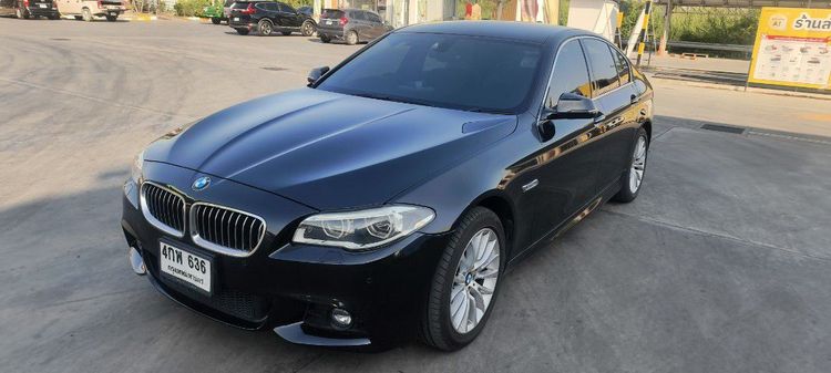 BMW Series 5 2015 525d Sedan ดีเซล ไม่ติดแก๊ส เกียร์อัตโนมัติ ดำ รูปที่ 4