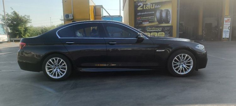 BMW Series 5 2015 525d Sedan ดีเซล ไม่ติดแก๊ส เกียร์อัตโนมัติ ดำ รูปที่ 2
