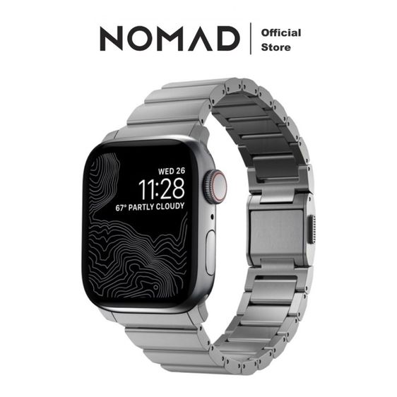 ไทเทเนียม สายนาฬิกา Nomad Titanium Band 