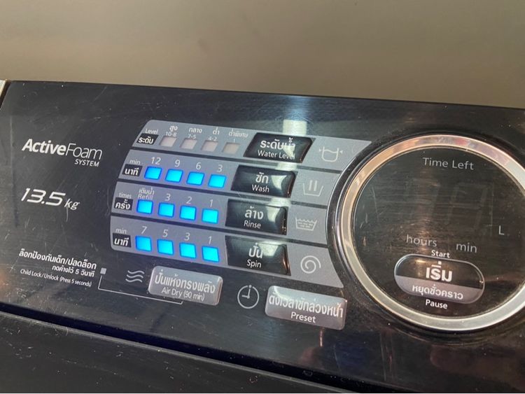 panasonic เครื่องซักผ้า ฝาบน สภาพดี  รูปที่ 6