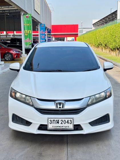 Honda City 2015 1.5 S Sedan เบนซิน ไม่ติดแก๊ส เกียร์อัตโนมัติ ขาว