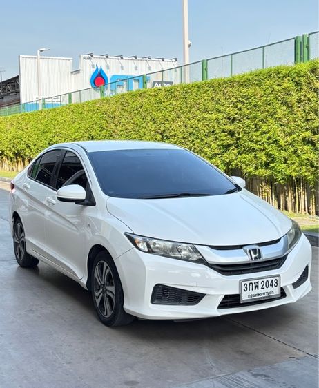 Honda City 2015 1.5 S Sedan เบนซิน ไม่ติดแก๊ส เกียร์อัตโนมัติ ขาว รูปที่ 3