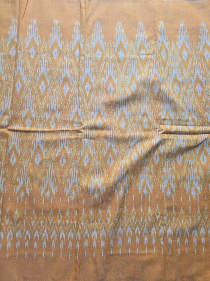 ผ้าฝ้ายทอมือ สี่ตะกอ ยกดอกลายลูกแก้ว 