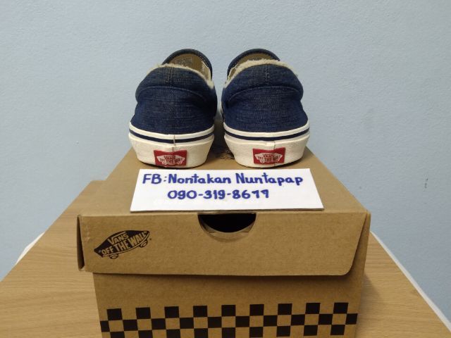 Vans V98CL Ranch Slip On Blue Denim 🇯🇵🇯🇵 Japan Edition 🇯🇵🇯🇵
Size US9 EUR42.5 CM 270
มือ2 สภาพดี สี เข้มๆ พื้น เต็มๆ รูปที่ 5
