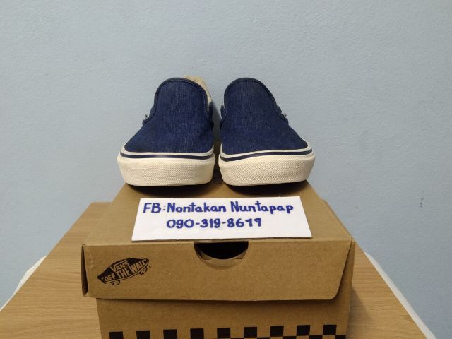 Vans V98CL Ranch Slip On Blue Denim 🇯🇵🇯🇵 Japan Edition 🇯🇵🇯🇵
Size US9 EUR42.5 CM 270
มือ2 สภาพดี สี เข้มๆ พื้น เต็มๆ รูปที่ 4