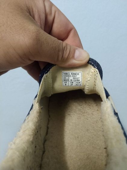 Vans V98CL Ranch Slip On Blue Denim 🇯🇵🇯🇵 Japan Edition 🇯🇵🇯🇵
Size US9 EUR42.5 CM 270
มือ2 สภาพดี สี เข้มๆ พื้น เต็มๆ รูปที่ 7