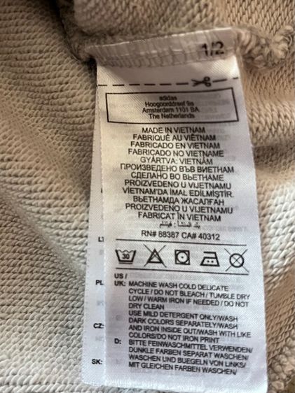 เสื้อสเวตเตอร์ ปี21 Adidas Originals Men's Adicolor Trefoil Crew Neck Sweatshirt สีเทา size L (มือ2) รูปที่ 7