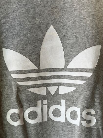 เสื้อสเวตเตอร์ ปี21 Adidas Originals Men's Adicolor Trefoil Crew Neck Sweatshirt สีเทา size L (มือ2) รูปที่ 4