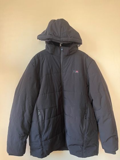 เสื้อกันหนาวลุยหิมะสีดำ Pufftech ผู้ชาย อก 50-54นิ้ว (มือ2) รูปที่ 3