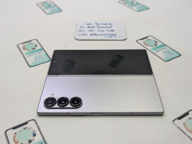 ขาย เทิร์น Samsung Galaxy Z Fold 6 512 Gb Silver ศูนย์ไทย อุปกรณ์ครบยกกล่อง ขาดสายชาร์จ มีปากกา และเคส เพียง 19,990 บาท ครับ รูปที่ 5