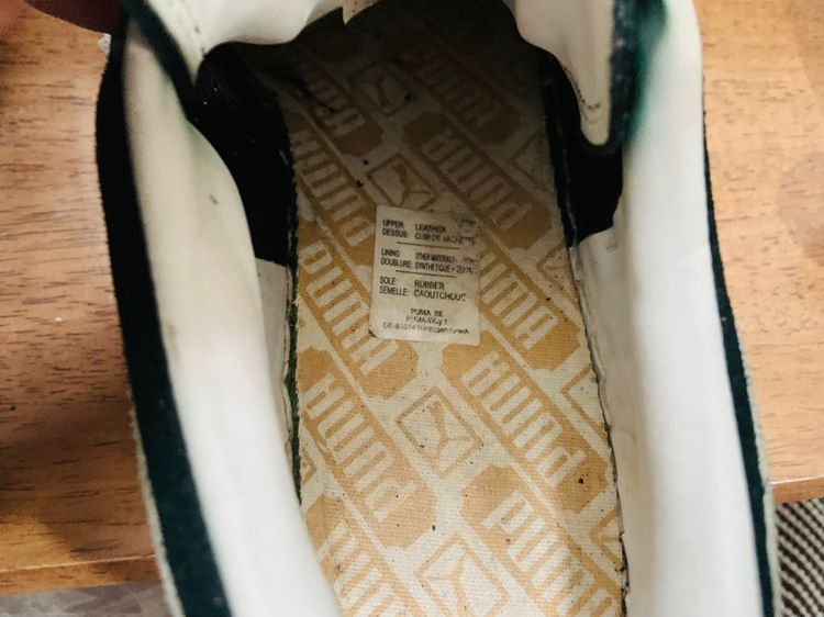 รองเท้า PUMA SUEDE แท้ 💯 เบอร์ 39 US 7 cm 25 คนเท้า 24.5-25.5 cm ใส่ได้ครับ สภาพดีมาก พื้นเต็ม ทรงสวย หายากน่าสะลมครับ รูปที่ 9