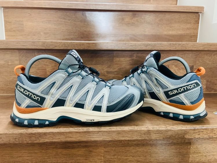 รองเท้า SALOMON แท้ 💯 เบอร์ 39ครึ่ง cm 25 คนเท้า 24.5-25.5 cm ใส่ได้ครับ สภาพดีมาก พื้นเต็ม ทรงสวย หายากน่าสะลมครับ รูปที่ 2