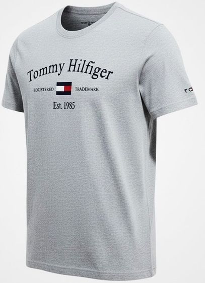 Tommy Hilfiger Men’s Organic Cotton Logo T-Shirt รูปที่ 5
