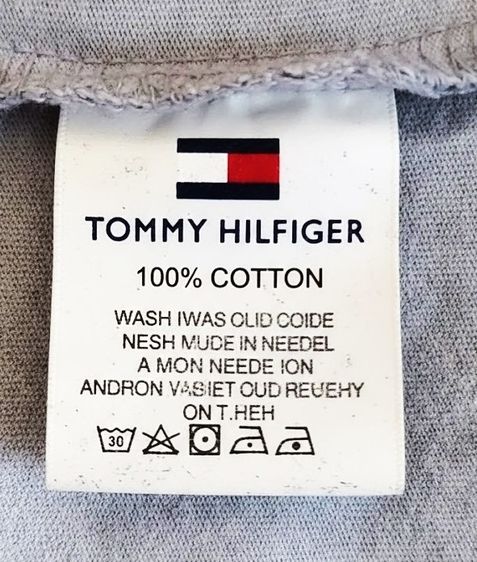 Tommy Hilfiger Men’s Organic Cotton Logo T-Shirt รูปที่ 9