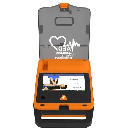 เครื่องกระตุกหัวใจ AED ภายนอกแบบฉุกเฉิน ชนิดพกพาปฐมพยาบาล รูปที่ 2