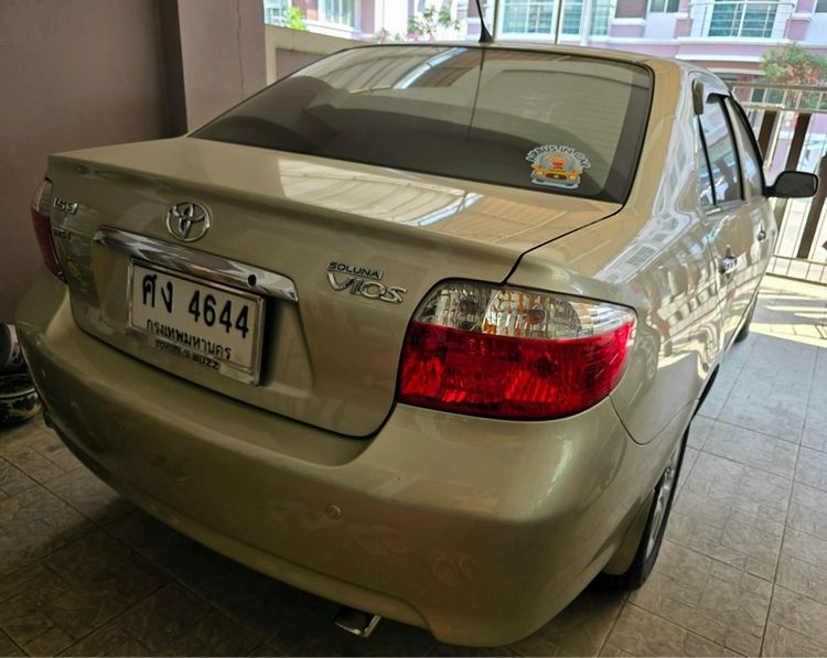 Toyota Vios 2004 1.5 S Sedan เบนซิน ไม่ติดแก๊ส เกียร์อัตโนมัติ น้ำตาล รูปที่ 3