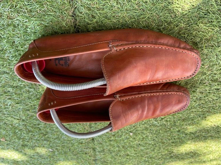 รองเท้าหนังแท้ HEAVY  VC8736 น้ำตาล รูปที่ 12