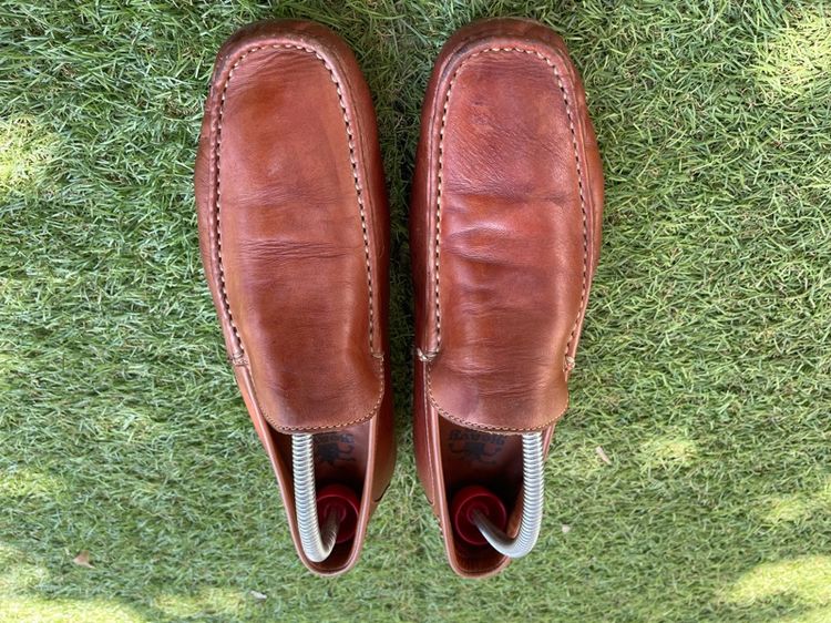รองเท้าหนังแท้ HEAVY  VC8736 น้ำตาล รูปที่ 9