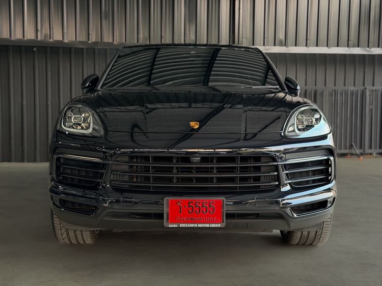 Porsche Cayenne 2022 3.0 E-Hybrid Coupé 4WD Utility-car ไฮบริด ไม่ติดแก๊ส เกียร์อัตโนมัติ ดำ รูปที่ 2