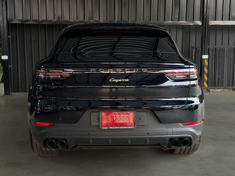 Porsche Cayenne 2022 3.0 E-Hybrid Coupé 4WD Utility-car ไฮบริด ไม่ติดแก๊ส เกียร์อัตโนมัติ ดำ รูปที่ 3