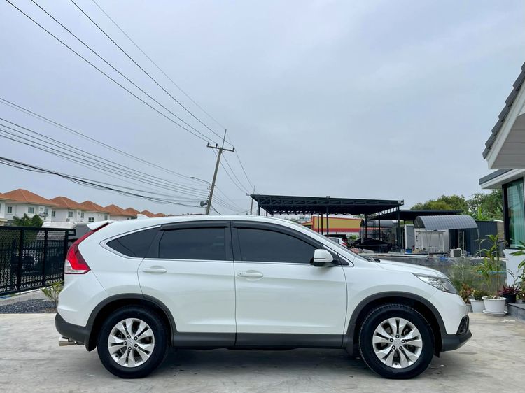 Honda CR-V 2013 2.0 E 4WD Utility-car เบนซิน ไม่ติดแก๊ส ขาว รูปที่ 4