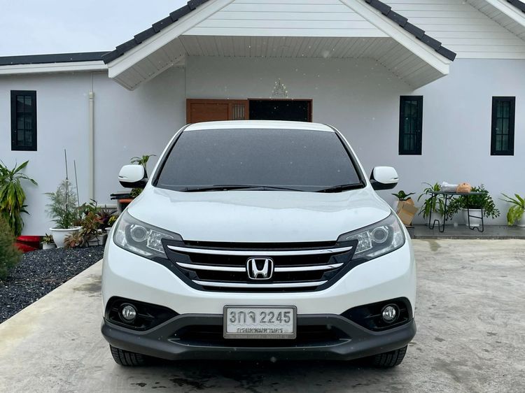 Honda CR-V 2013 2.0 E 4WD Utility-car เบนซิน ไม่ติดแก๊ส ขาว รูปที่ 2