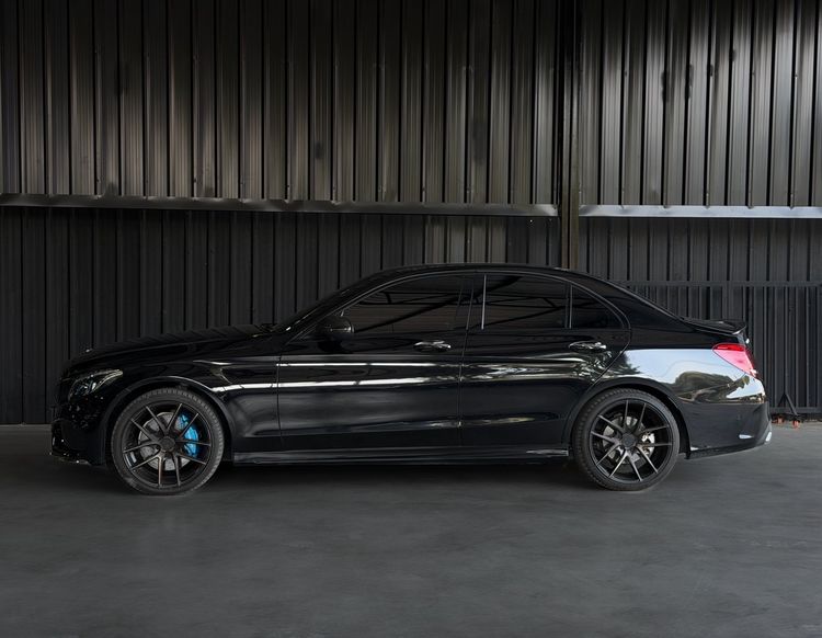 Mercedes-Benz C-Class 2018 C350 Sedan ปลั๊กอินไฮบริด (PHEV) ไม่ติดแก๊ส เกียร์อัตโนมัติ ดำ รูปที่ 2