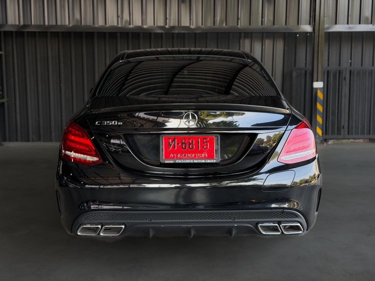 Mercedes-Benz C-Class 2018 C350 Sedan ปลั๊กอินไฮบริด (PHEV) ไม่ติดแก๊ส เกียร์อัตโนมัติ ดำ รูปที่ 4