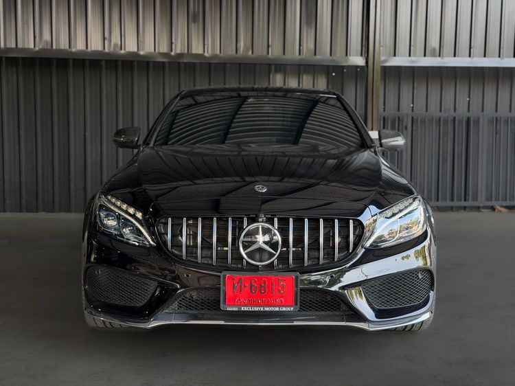 Mercedes-Benz C-Class 2018 C350 Sedan ปลั๊กอินไฮบริด (PHEV) ไม่ติดแก๊ส เกียร์อัตโนมัติ ดำ รูปที่ 3