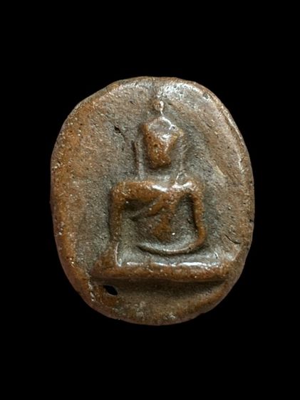 พระนางพญาพิมพ์เข่าตรง วัดนางพญา พิษณุโลก เนื้อดิน