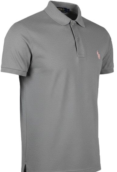 POLO RALPH LAUREN pique cotton polo shirt รูปที่ 5