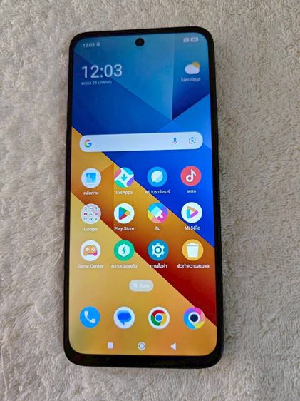สภาพใหม่ POCO M6 Ram8 สีดํายังมีประกันศูนย์ไทย รูปที่ 2