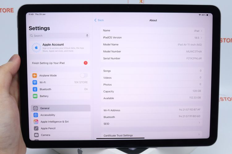iPad Air M2 11" 128GB WiFi - ID26010310 รูปที่ 11