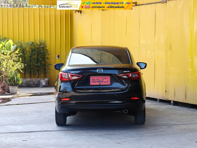 Mazda Mazda 2 2018 1.3 High Connect Sedan เบนซิน ไม่ติดแก๊ส เกียร์อัตโนมัติ ดำ รูปที่ 4