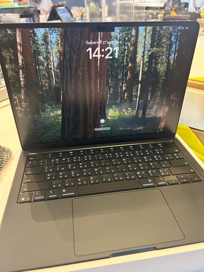ขาย MacBook Air M4 ram16rom256g เครื่องหมดประกัน 15-01-70 ไม่มีรอย ติดฟิลม์ รอบเครื่องแล้วครบกล่อง นัดรับกทม ราคา 27900 บาท  รูปที่ 3