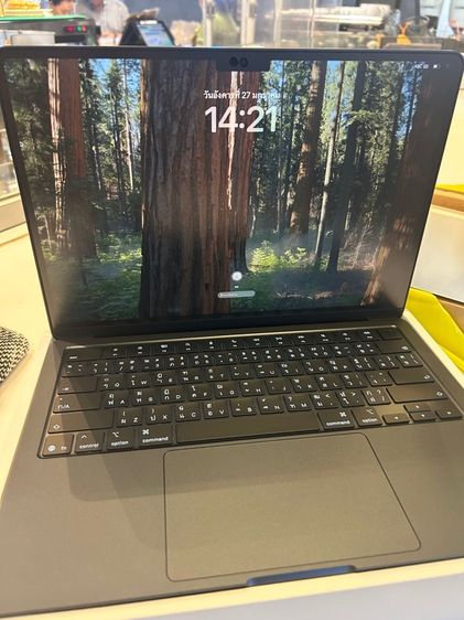 ขาย MacBook Air M4 ram16rom256g เครื่องหมดประกัน 15-01-70 ไม่มีรอย ติดฟิลม์ รอบเครื่องแล้วครบกล่อง นัดรับกทม ราคา 27900 บาท  รูปที่ 2