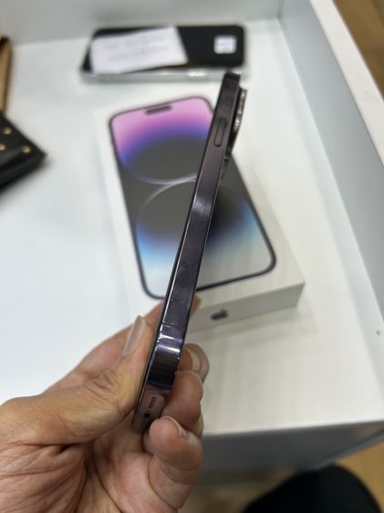 ขายiPhone 14 pro max 256g battery 81  มกล่อง สายเครื่อง สวยไม่มีรอย และเลนส์กล้อง แล้ว ไม่มีตำหนิ กล้องไม่รา ใช้งานปกติ ราคา 19500 บาท  รูปที่ 3