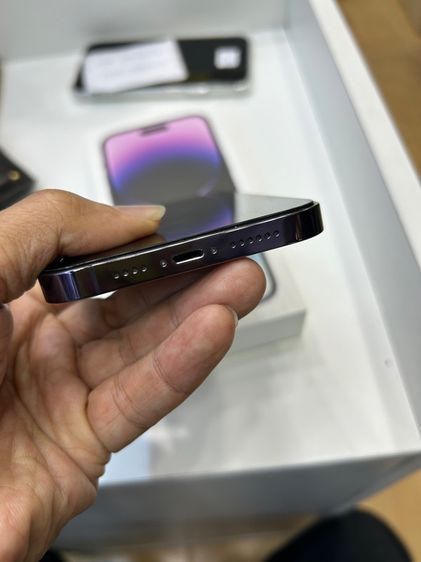 ขายiPhone 14 pro max 256g battery 81  มกล่อง สายเครื่อง สวยไม่มีรอย และเลนส์กล้อง แล้ว ไม่มีตำหนิ กล้องไม่รา ใช้งานปกติ ราคา 19500 บาท  รูปที่ 5