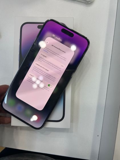 ขายiPhone 14 pro max 256g battery 81  มกล่อง สายเครื่อง สวยไม่มีรอย และเลนส์กล้อง แล้ว ไม่มีตำหนิ กล้องไม่รา ใช้งานปกติ ราคา 19500 บาท  รูปที่ 15