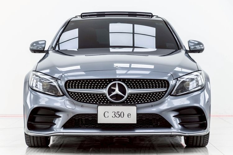 Mercedes-Benz C-Class 2019 C300 Sedan ปลั๊กอินไฮบริด (PHEV) ไม่ติดแก๊ส เกียร์อัตโนมัติ เทา รูปที่ 4