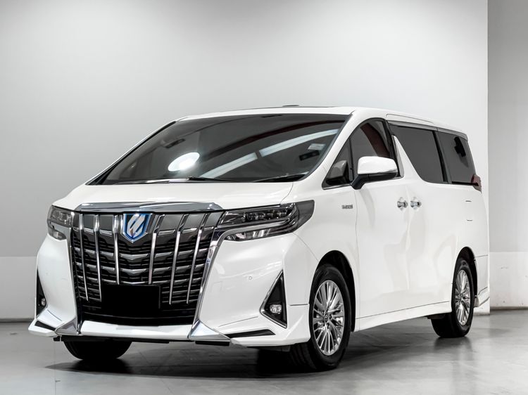 รถ Toyota Alphard 2.4 HV 4WD สี ขาว