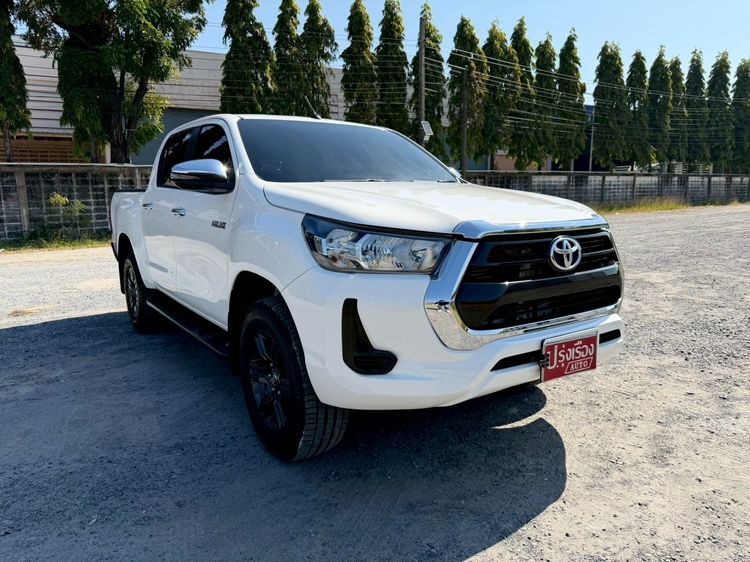 Toyota Hilux Revo 2021 2.4 Prerunner Mid Pickup ดีเซล ไม่ติดแก๊ส เกียร์อัตโนมัติ ขาว รูปที่ 3