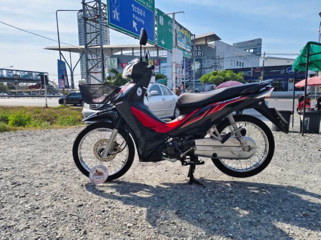 อยู่ตรงข้ามห้างเซ็นทรัลชลบุรี  Honda wave110i สตาทร์มือ รถสภาพดี รับประกันรถ1ปี สดผ่อน รูปที่ 13