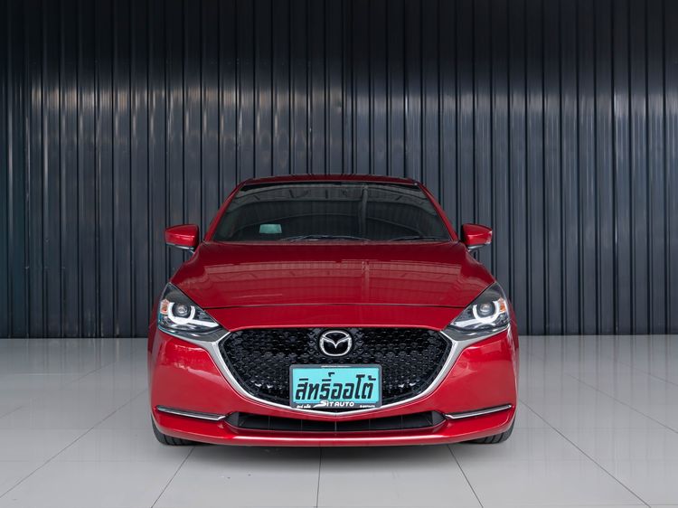 Mazda Mazda 2 2021 1.3 Skyactiv-G S Leather Sedan Sedan เบนซิน ไม่ติดแก๊ส เกียร์อัตโนมัติ แดง รูปที่ 2