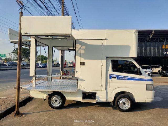 Suzuki Carry 2023 1.5 Pickup เบนซิน ไม่ติดแก๊ส เกียร์ธรรมดา ขาว รูปที่ 4